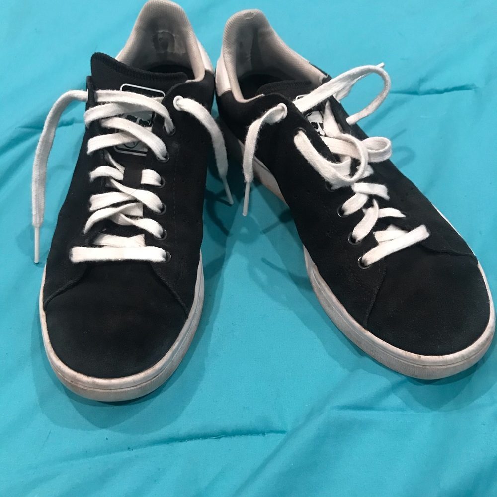 SUEDE BLACK ADIDAS STAN SMITH VULC - Picture 5 of 10